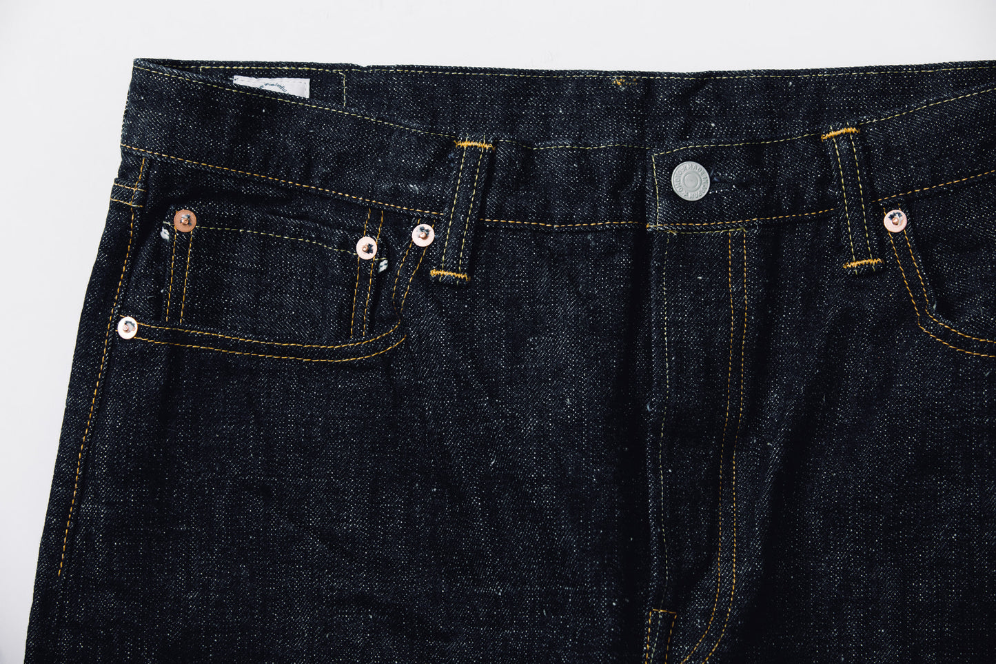 0611 15.5oz SLUB-NEP DENIM RELAX FIT BUTTON FLY
