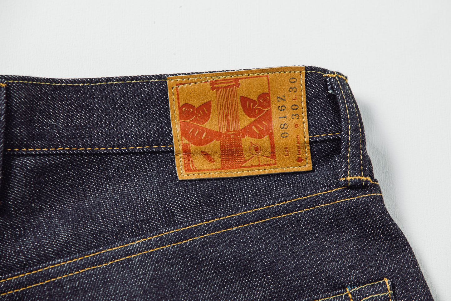 0816SZ 15.5oz DENIM LOOSE FIT ZIPPER FLY