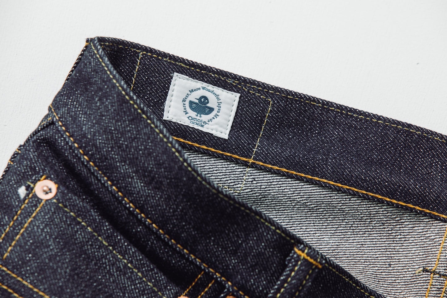 0816SZ 15.5oz DENIM LOOSE FIT ZIPPER FLY