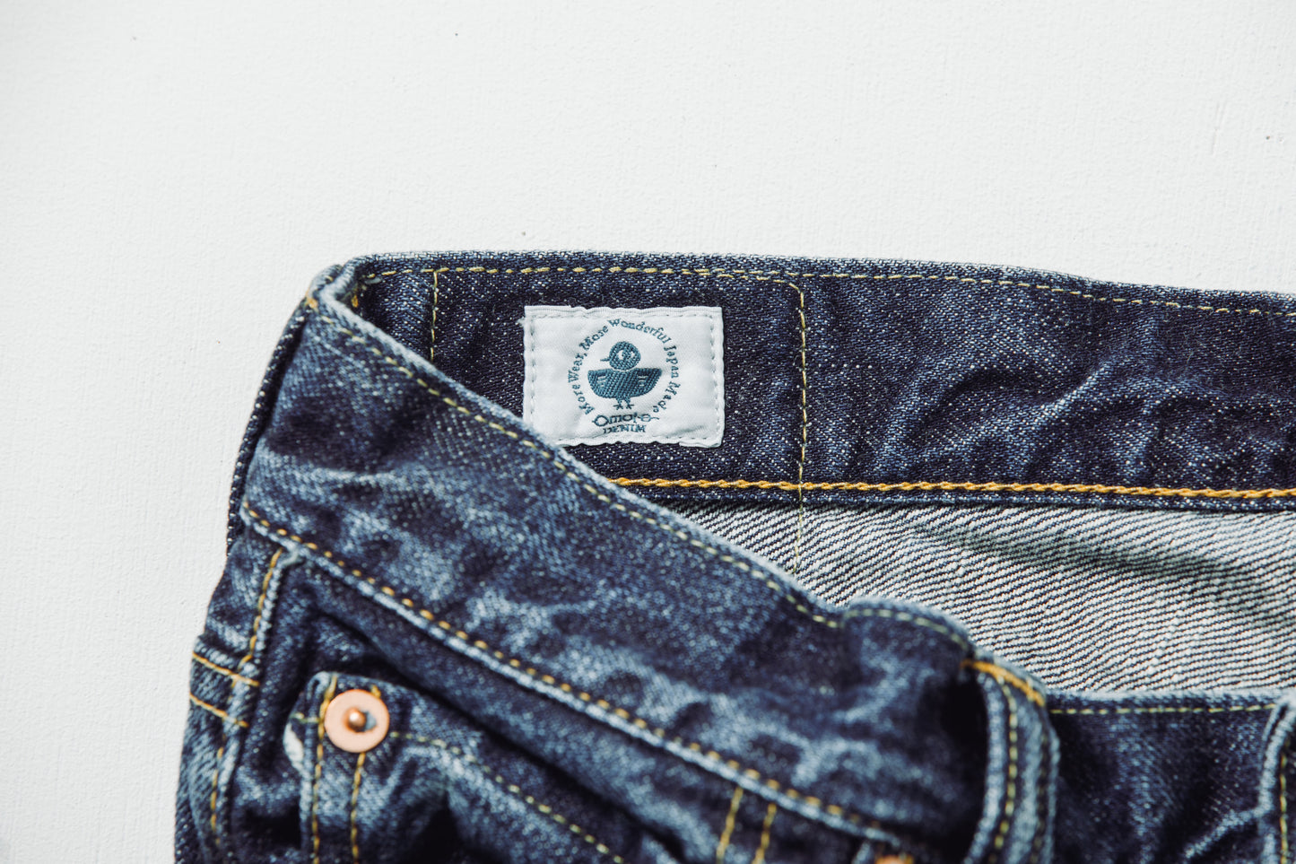 0815 13.5oz DENIM LOOSE FIT BUTTON FLY 2YEARS WASHED