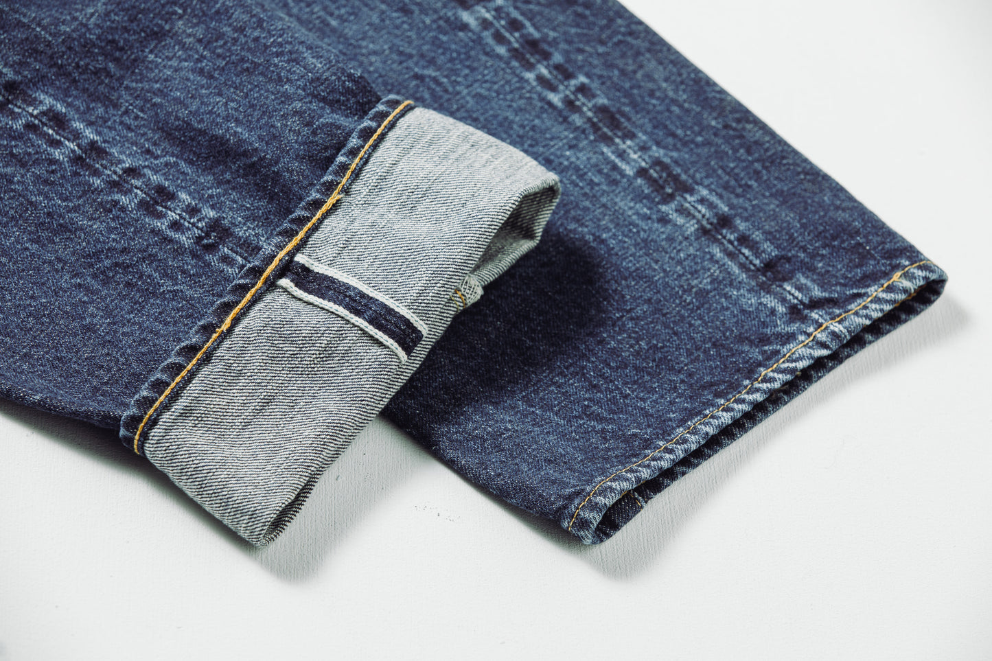 0815 13.5oz DENIM LOOSE FIT BUTTON FLY 2YEARS WASHED