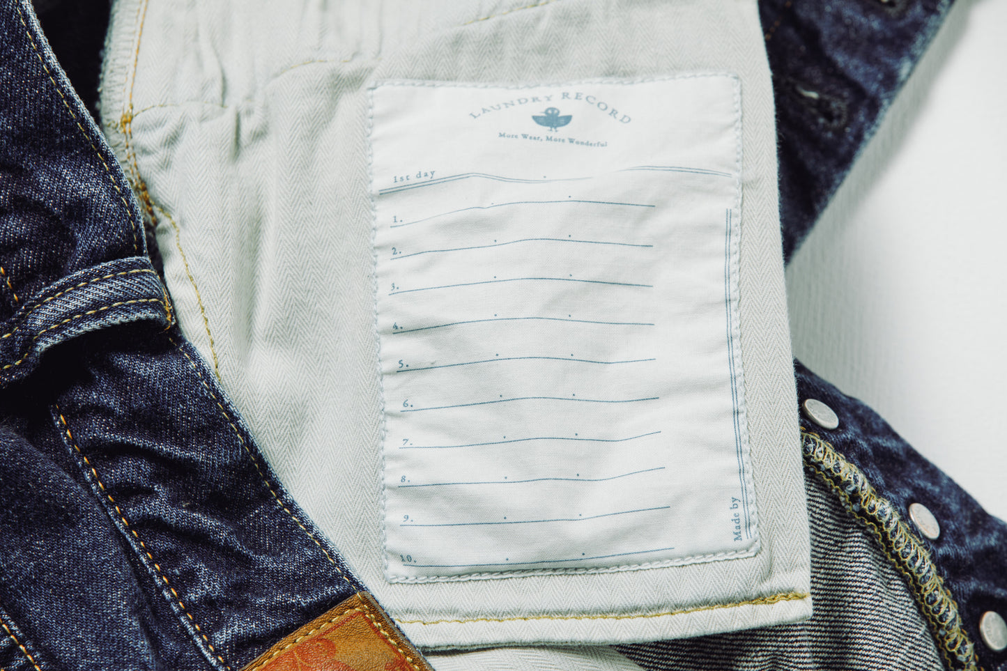 0815 13.5oz DENIM LOOSE FIT BUTTON FLY 2YEARS WASHED
