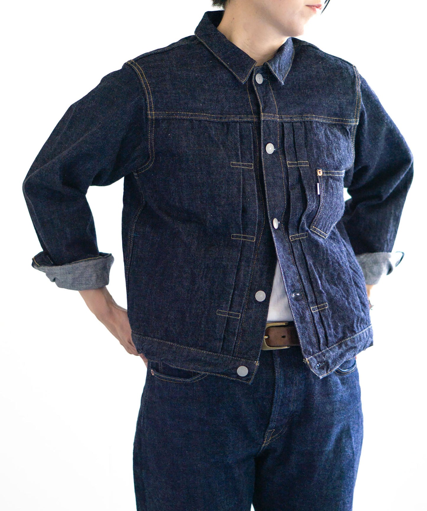 "WOMEN'S" 3115 13.5oz TYPE 1 DENIM JACKET