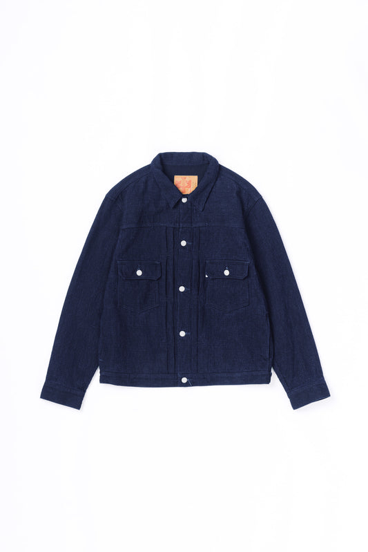 3220 12oz CUBE SASHIKO 牛仔布 TYPE 2 夹克