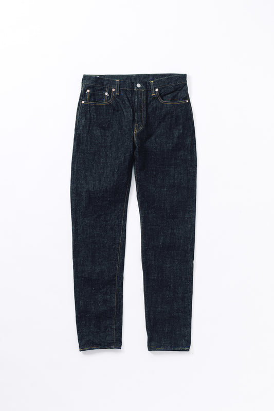 0411 15.5oz SLUB-NEP DENIM STRAIGHT FIT BUTTON FLY