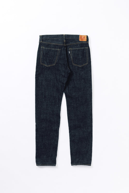 0411 15.5oz SLUB-NEP DENIM STRAIGHT FIT BUTTON FLY