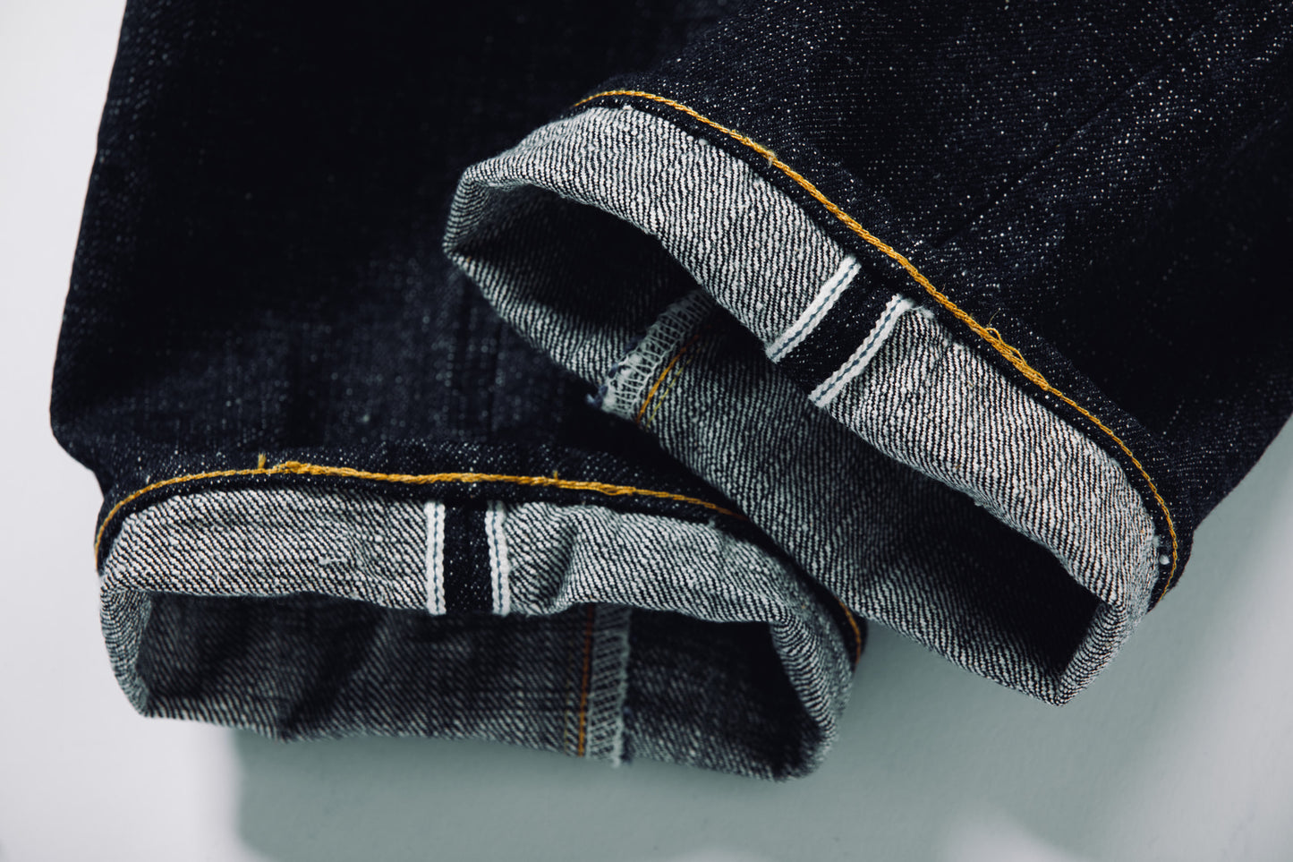 0411 15.5oz SLUB-NEP DENIM STRAIGHT FIT BUTTON FLY