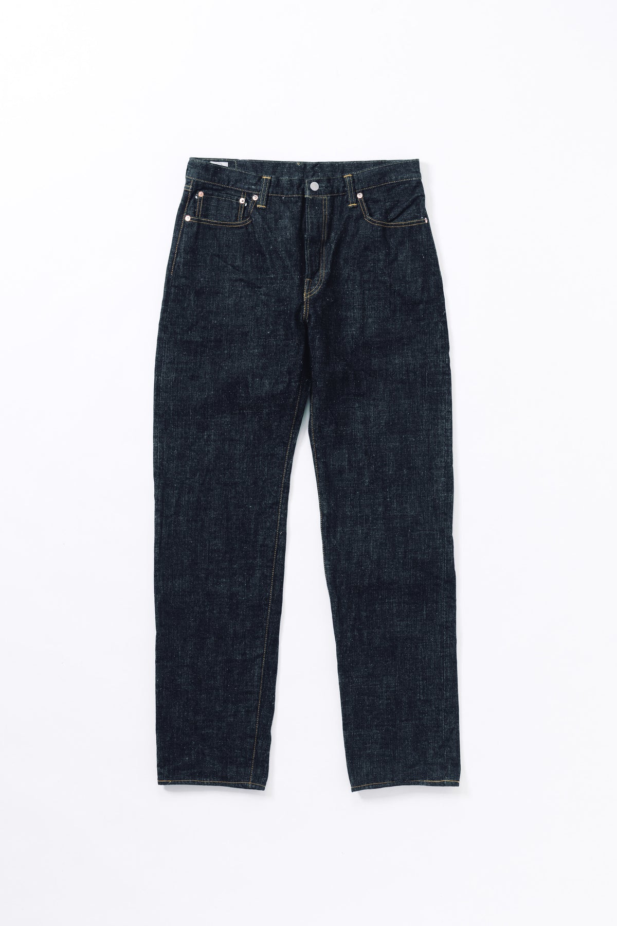 0611 15.5oz SLUB-NEP DENIM RELAX FIT BUTTON FLY – OMOTO official 