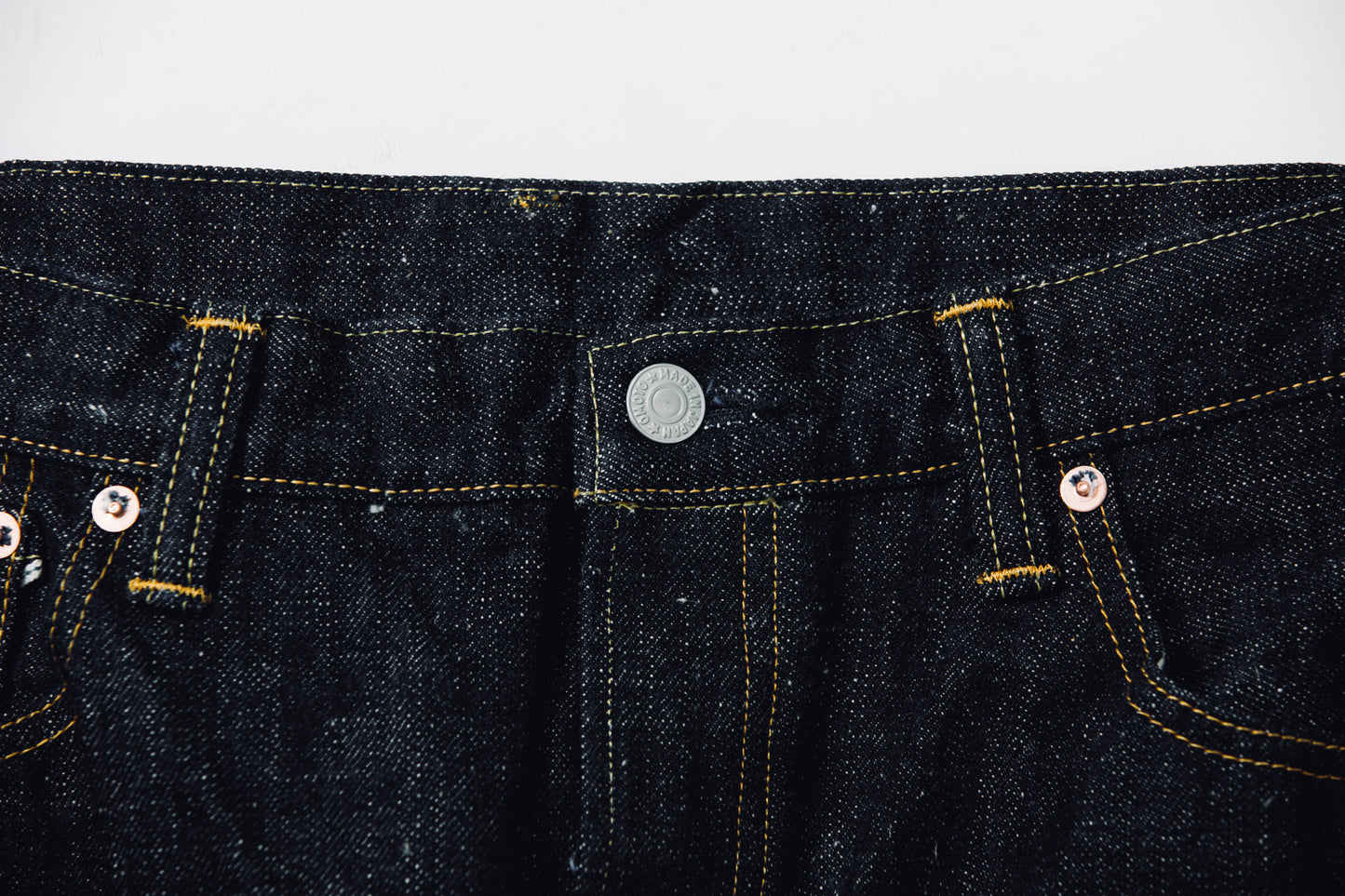 0611 15.5oz SLUB-NEP DENIM RELAX FIT BUTTON FLY