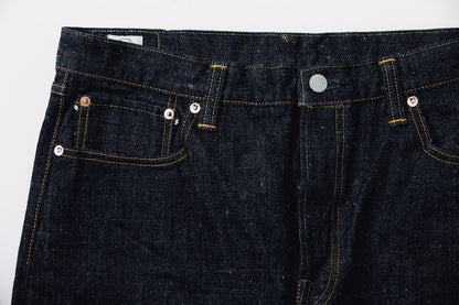 0611 15.5oz SLUB-NEP DENIM RELAX FIT BUTTON FLY
