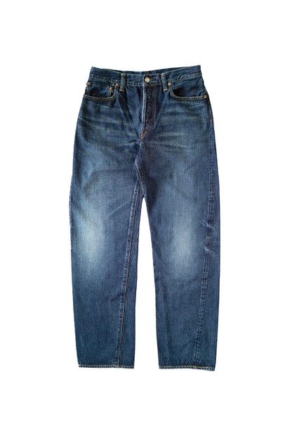 0615 13.5oz DENIM RELAX FIT BUTTON FLY 2YEARS WASHED