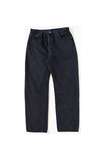0815 13.5OZ CHARCOAL OVERDYED DENIM LOOSE FIT