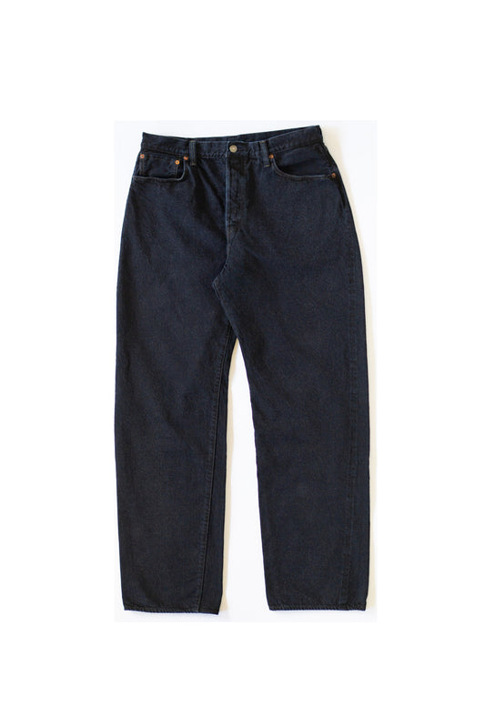 0815 13.5OZ CHARCOAL OVERDYED DENIM LOOSE FIT