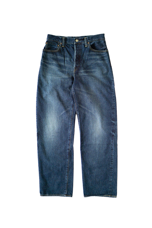 0815 13.5oz DENIM LOOSE FIT BUTTON FLY 2YEARS WASHED