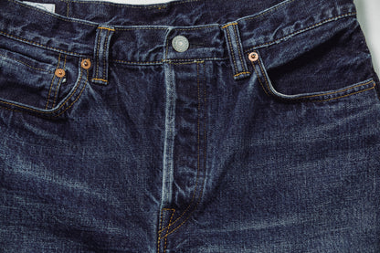0615 13.5oz DENIM RELAX FIT BUTTON FLY 2YEARS WASHED
