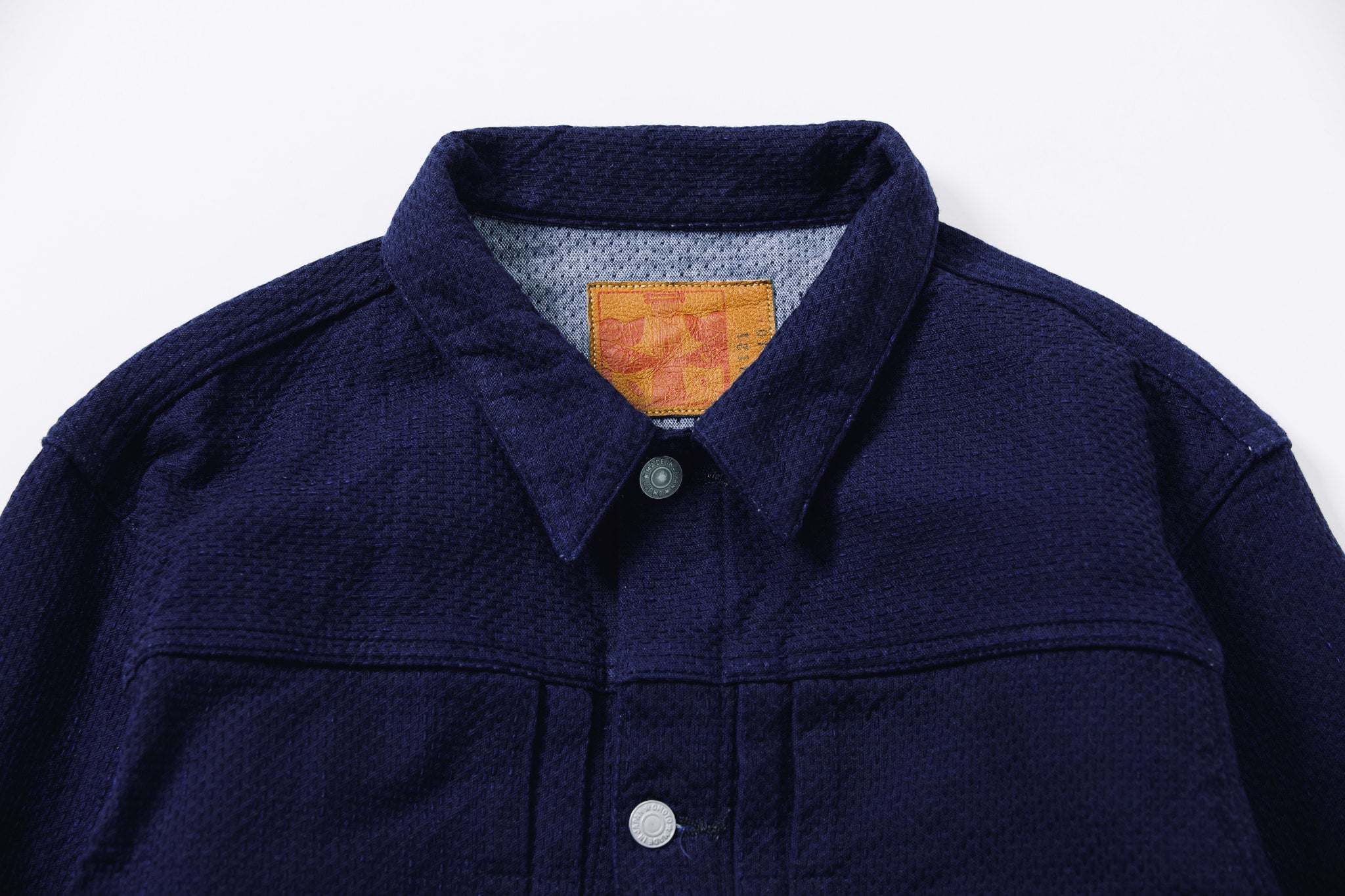 3121 15oz ORI-SASHI SASHIKO TYPE 1 JACKET – OMOTO official online
