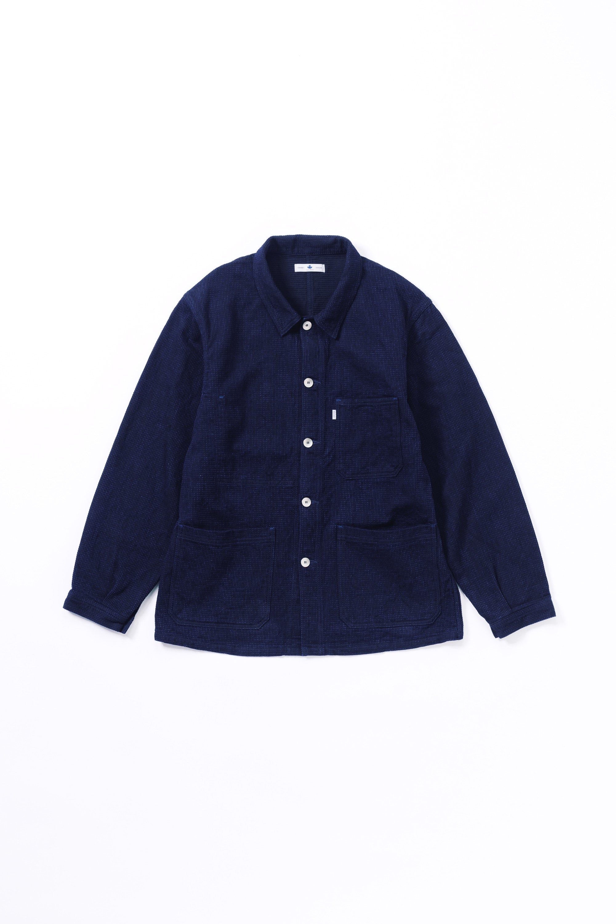 3720 12oz CUBE SASHIKO CHORE JACKET – OMOTO official online