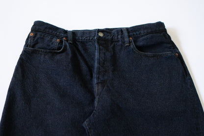 0815 13.5OZ CHARCOAL OVERDYED DENIM LOOSE FIT