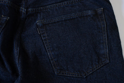 0815 13.5OZ CHARCOAL OVERDYED DENIM LOOSE FIT