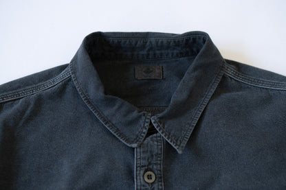 5017 5.5oz HIGH DENSITY CHAMBRAY WORK SHIRTS CHARCOAL DYED