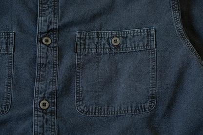 5017 5.5oz HIGH DENSITY CHAMBRAY WORK SHIRTS CHARCOAL DYED