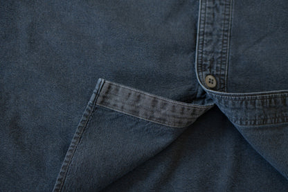 5017 5.5oz HIGH DENSITY CHAMBRAY WORK SHIRTS CHARCOAL DYED