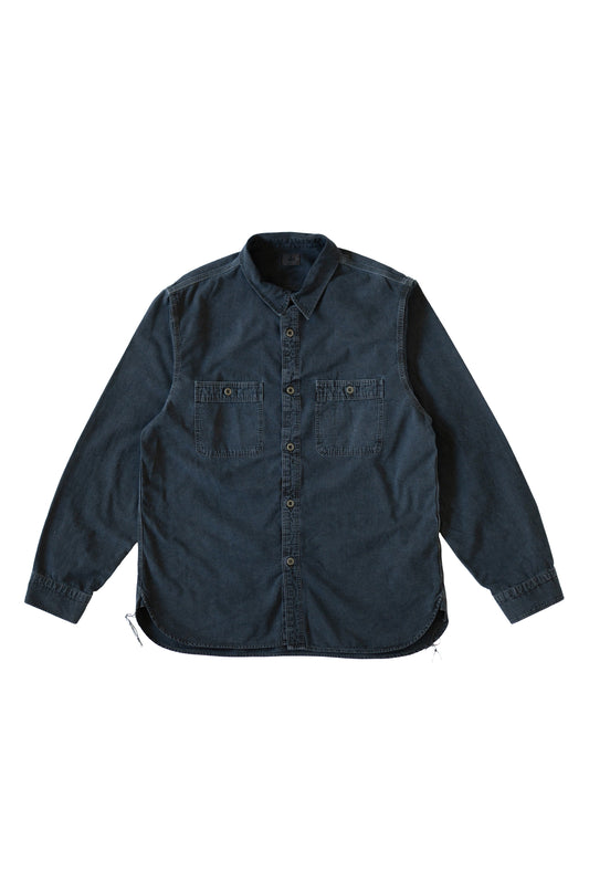 5017 5.5oz HIGH DENSITY CHAMBRAY WORK SHIRTS CHARCOAL DYED