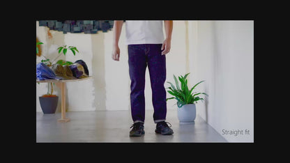 0415 13.5oz DENIM STRAIGHT FIT BUTTON FLY