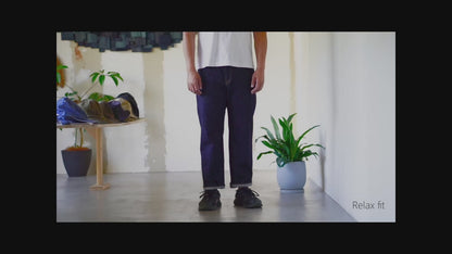 0611 15.5oz SLUB-NEP DENIM RELAX FIT BUTTON FLY